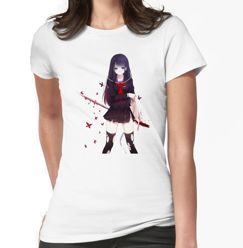 Camisa De Dama Moderno Estilo Saya Kisaragi Blood C