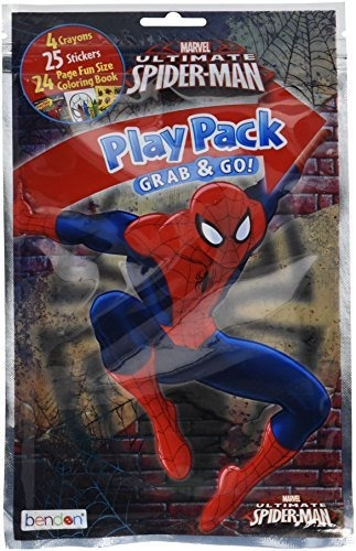 Bendon Spider-man Coloring Activity Play Pack, Estilos Surti