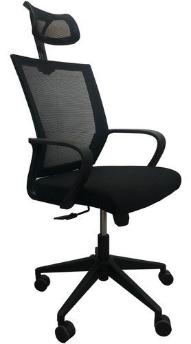 Silla Escritorio Ejecutiva 923 Negra Reforzadas 150k