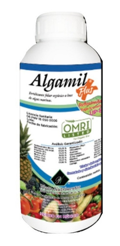 Imagen 1 de 1 de Fertilizante Foliar Orgánico De Algas Marinas 1 Litro