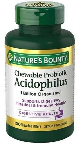 Probioticos Acidophilus Masticables Obleas Con Lactis 100