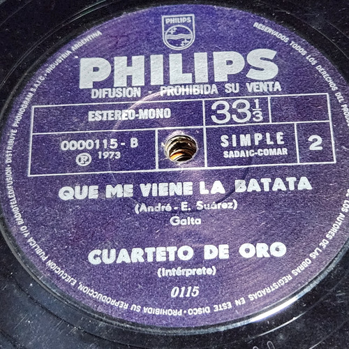 Simple Cuarteto De Oro Philips C4