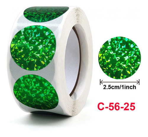 1 Rollo De Pegatinas Decorativas Para Sobres Para Verde
