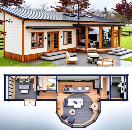 Casas Estructural Estilo Prefabricada.