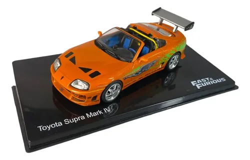 Miniatura Carro Fast & Furiosos Toyota Supra Mk Iv 1999-1:43