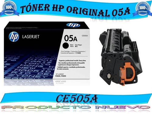 Cartucho Original De Tóner Negro Hp 05a Laser Jet(ce505a)