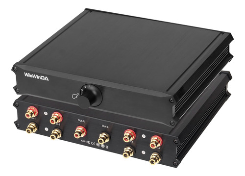 Caja Conmutador Audio Rca Pro 4 1 Salida Convertidor Canal