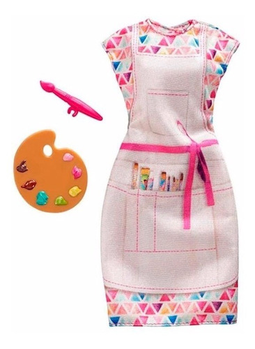 Prendas Barbie Pintora 2 Accesorios - Mattel Sanrio