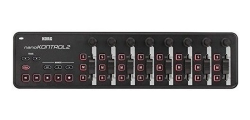 Korg Nanokontrol2 Slim Line Usb Control Surface In Blackmus