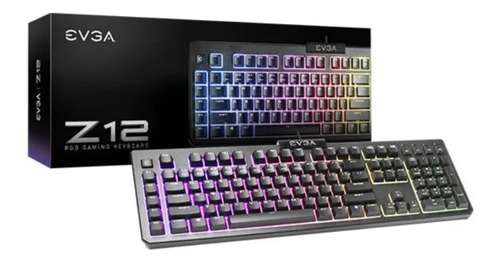 Teclado Evga Z12 Gamer Rgb Administrable Water Resistant