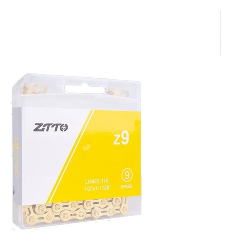 Cadena Ztto Z 9v. E L - Gold Hueca . 116 Eslabones