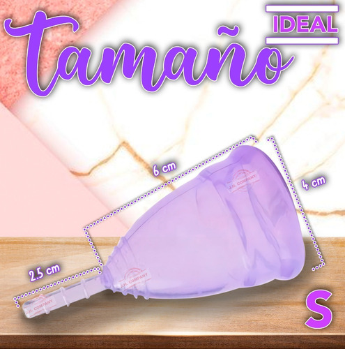 Copa Menstrual Higiene Certificada Bpa Segura + Bolsa 9403