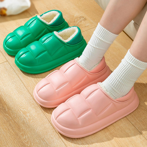 Pantuflas Impermeables De Invierno Fáciles De Limpiar Para