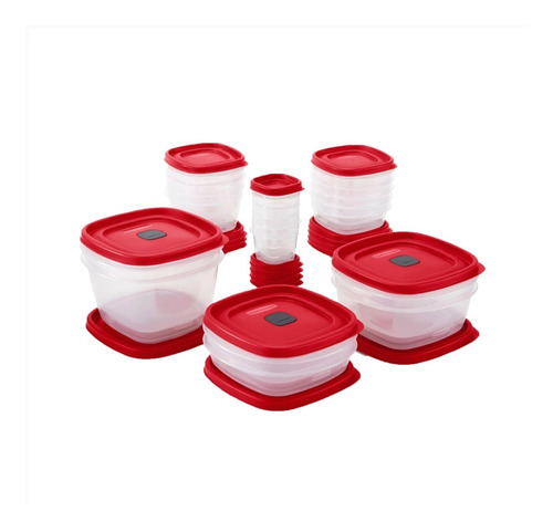 Envases 40 Piezas Varios Tamaños Easy Find Rubbermaid