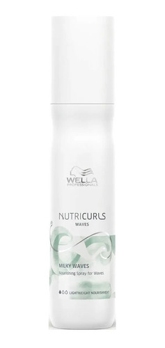 Spray Nutritivo Para Ondas Wella Nutricurls Milky 150ml