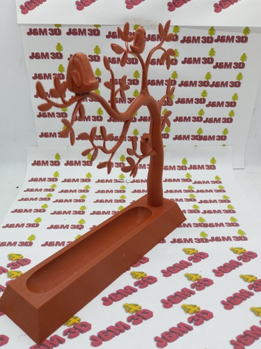 Imagen 4 de 8 de Árbol Porta Anillos Aritos Cadenitas Alhajas Bijiouterie 3d