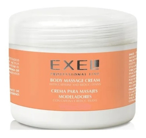 Crema Masajes Modeladores C/cafeína Y Reduc-trans 980g Exel 