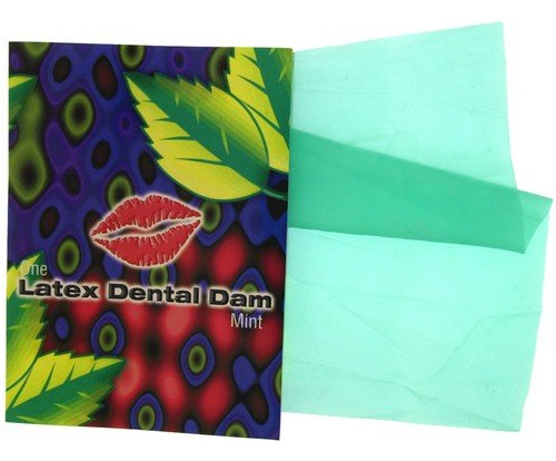 Presa Dental De Latex - Menta