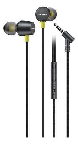 Audifonos Awei L5 In Ear Jack 3.5mm Negro