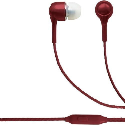 Auriculares Con Cable In-ear Blaupunkt Wired Earbuds Rojo