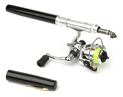 1m / 1.4m Bolso Dobrável Pescaria Rod Reel Combo Mini Caneta