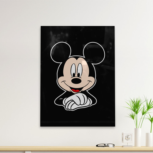 Cuadro Deco Mickey Manos (d1627 Boleto.store)