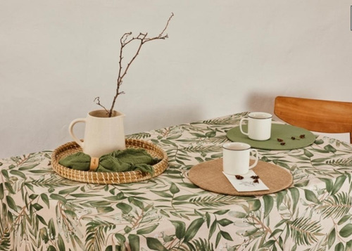 Imagen 3 de 4 de Mantel Gabardina Rectangular Foresta Petite Affaire