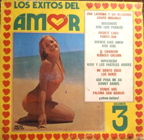 Los Exitos Del Amor Vol 3 Vinilo Lp Original (Usado)