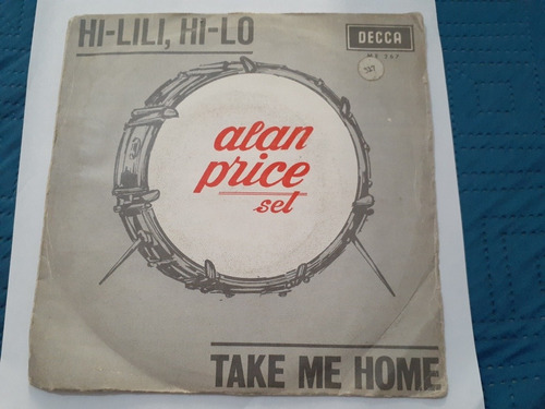 Vinilo Single De Alan Price Set Tale Me Home (n118