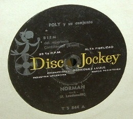 Poly Y Su Conjunto Norman Waldir Azevedo  Vinilo Simple Arg