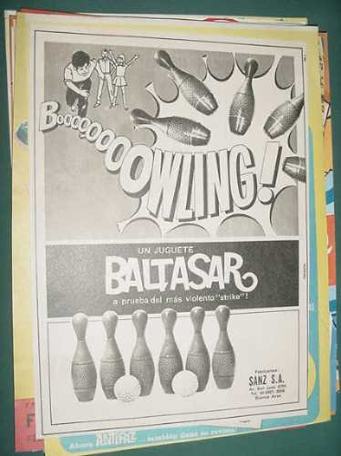 Publicidad Baltasar Juguete Bowling A Prueba De Strike