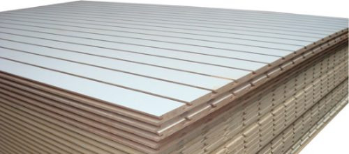 Imagen 3 de 6 de Panel Ranurado Blanco 260x90cm Unicos Fabricantes De Bs. As.