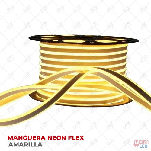 Rollo Manguera Neon Led Flex 25 Mts Color A Elegir