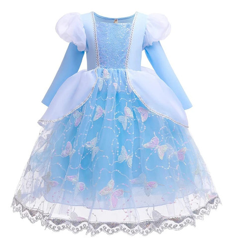 Vestido De Princesa De Halloween Para Niñas, Cuento De Hadas