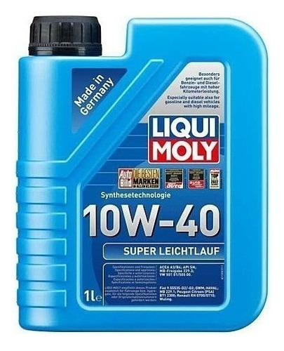 Aceite Liqui Moly 10w40 Hight Tech Gasolina/diesel Autos 1l