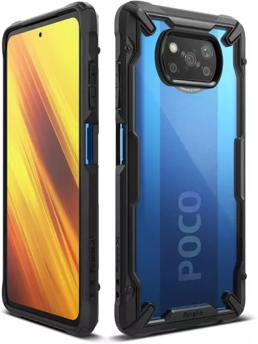 Funda Para Xiaomi Poco X3 X3 Pro Fibra De Carbono
