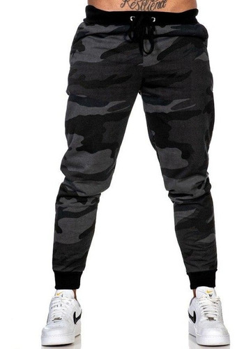 Calça Camuflada Moletom Masculina De Frio Inverno Lançamento