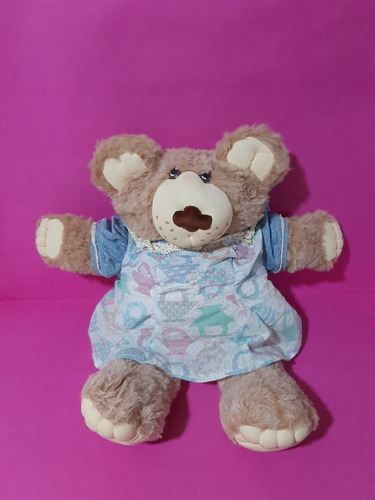 Oso Peluche Furskins Cabbagepatch Kids Vintage 80s Grande