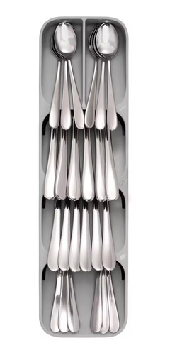 Imagen 4 de 8 de Organizador De Cubiertos Para Cajón 5 Compartimentos Cocina