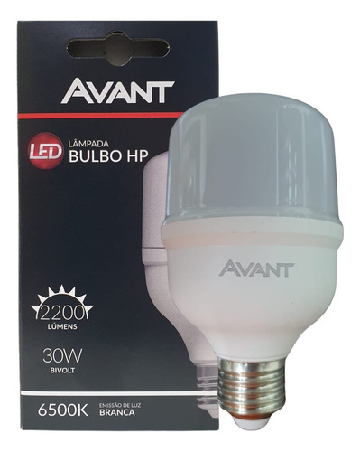 Lâmpada Led Avant Bulbo 30w 6500k 2200 Lumens 110v/220v Luz Branco-frio Bivolt