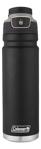 Botella De Acero Inoxidable Coleman Autoseal Térmica Squeeze Capacidad De 709ml Negro