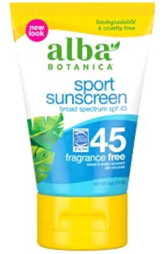 Alba Botanica Muy Emoliente Deporte Protector Solar Spf 45 4