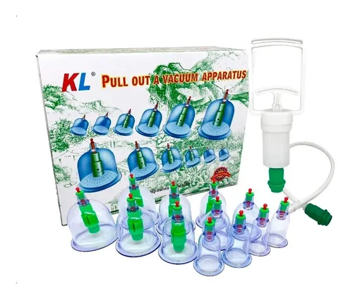 Ventosas Chinas Pistola De Vac o Masajes Celulitis X12 Copas