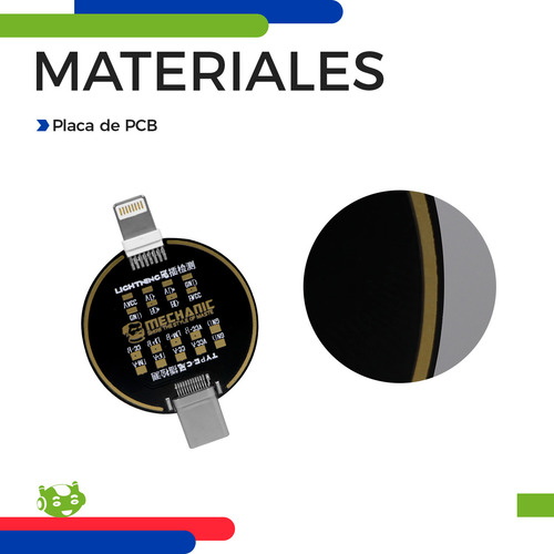 Placa De Prueba De Centro De Carga Slim Company Para iPhone Y Usb Tipo C Probador Para Teléfonos O Tablets, Tester De Carga Mechanic T810