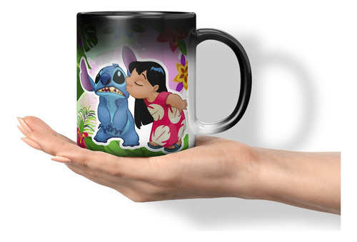 Taza Magica Cambia Color Lilo Y Stitch 5 - 11 Onzas