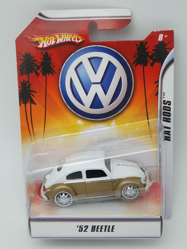 Hot Wheels Escala 1:50 Volkswagen Vw 52 Beetle Rat Rods Gold
