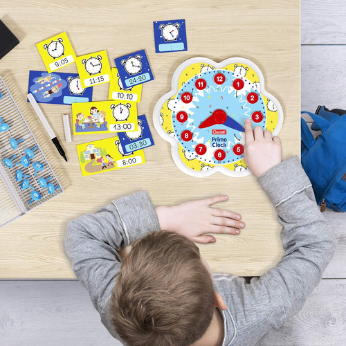 Quercetti Play Montessori Toys Primo Reloj Didáctico - Jugue
