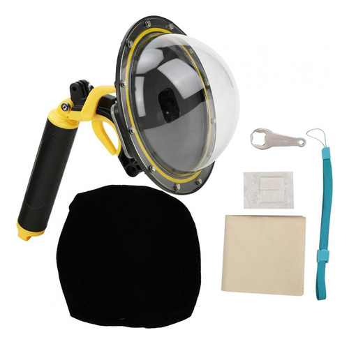 Para Gopro Hero 8 Buceo Lente Cubierta Telesin Cúpula Puerto