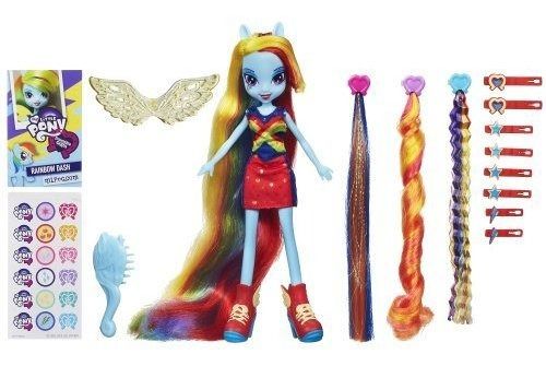 My Little Pony Equestria Girls Rainbow Dash Peluqueria Doll