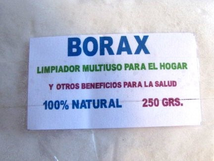Borax, Limpiador Multiuso Hogar, 250 Grs